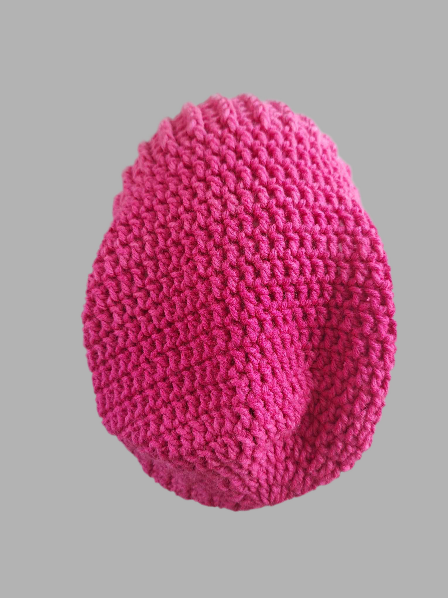 Pink Spinel Slouch Beanie