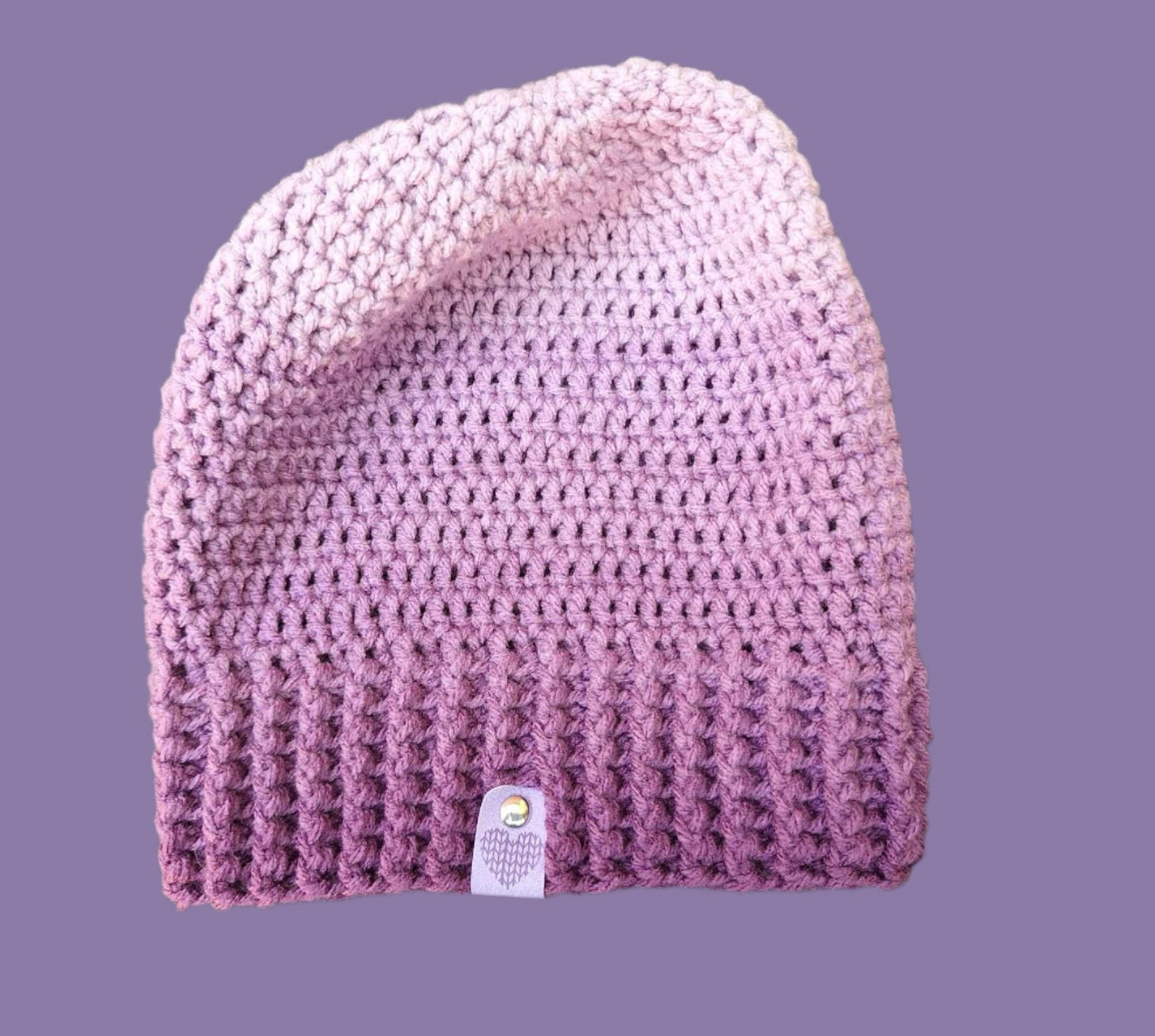 Amethyst Slouch Beanie.