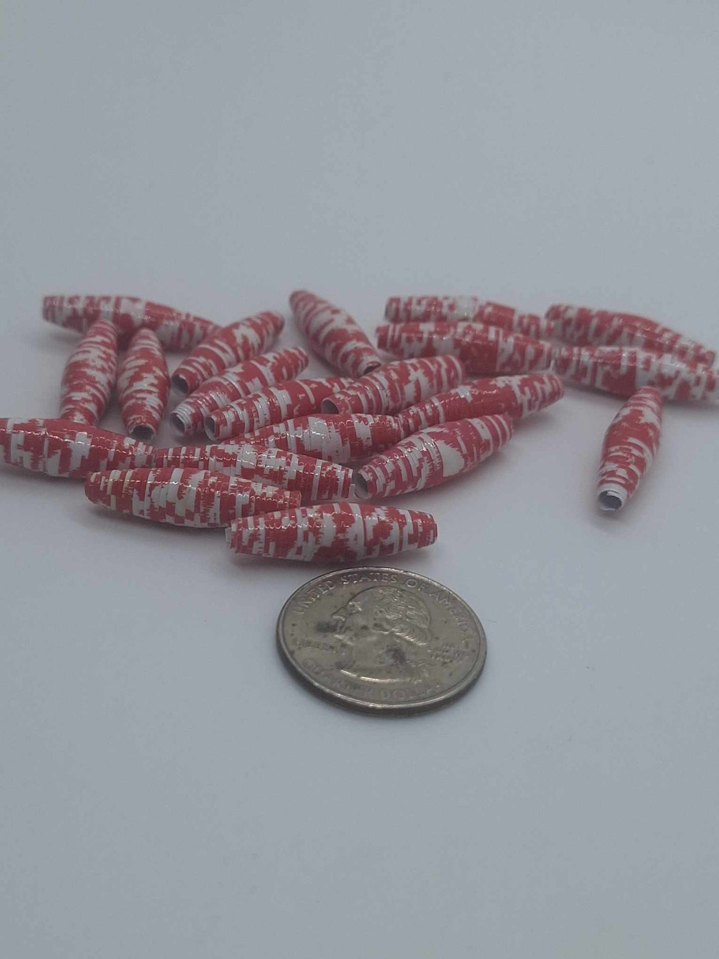 Hand-Rolled Paper Beads – 20-Count Baggies