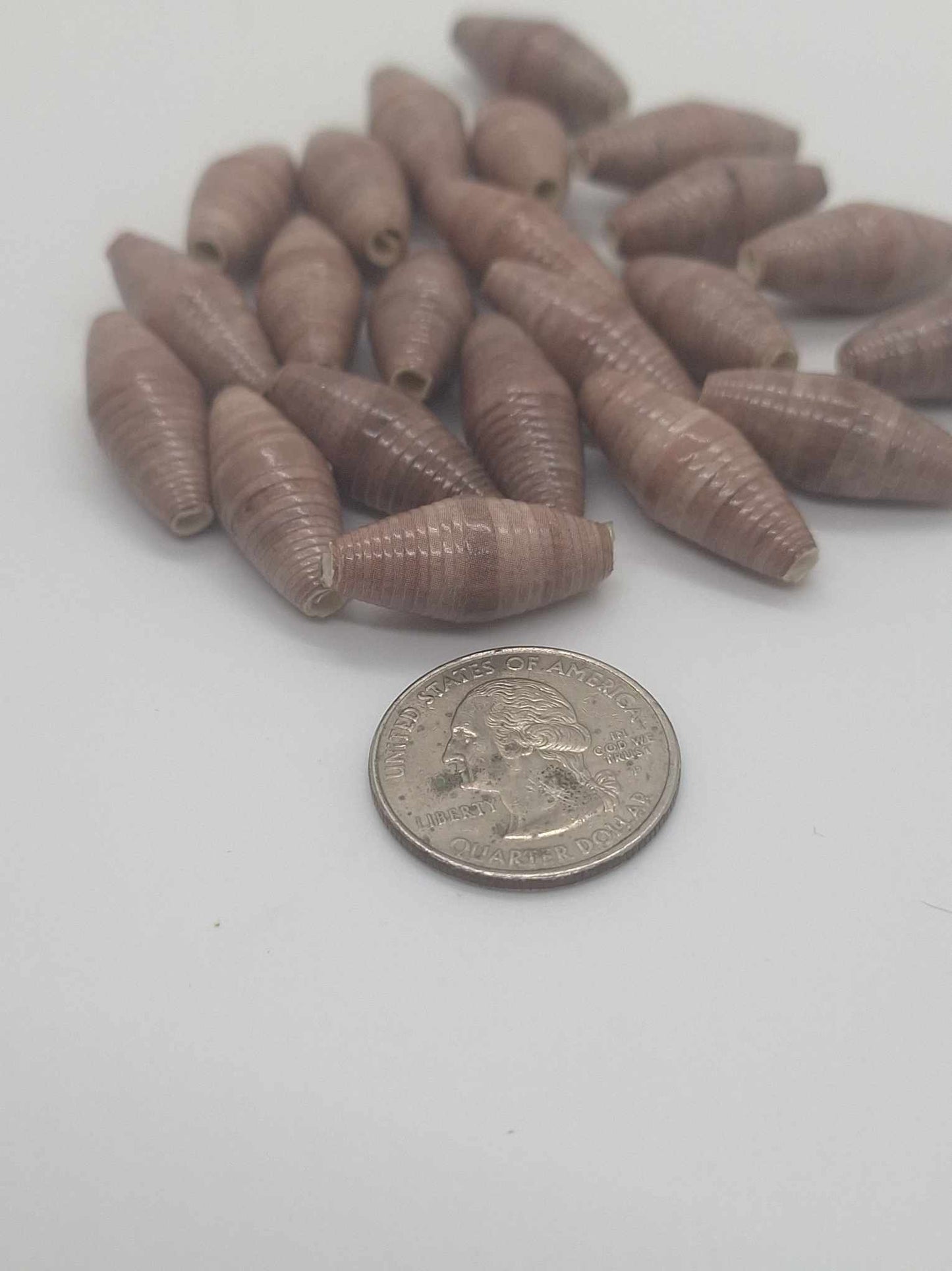 Hand-Rolled Paper Beads – 22-Count Baggies