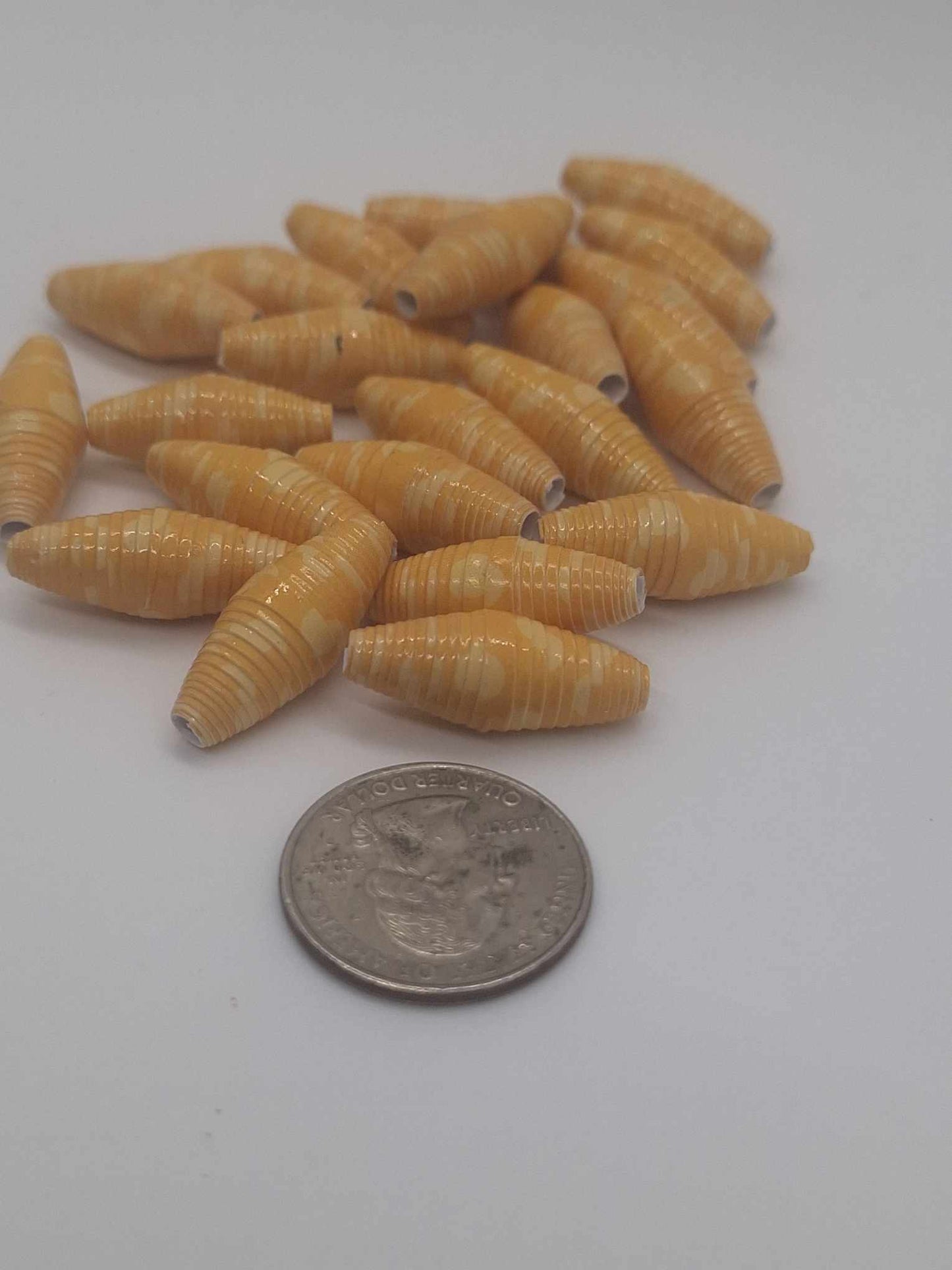 Hand-Rolled Paper Beads – 22-Count Baggies