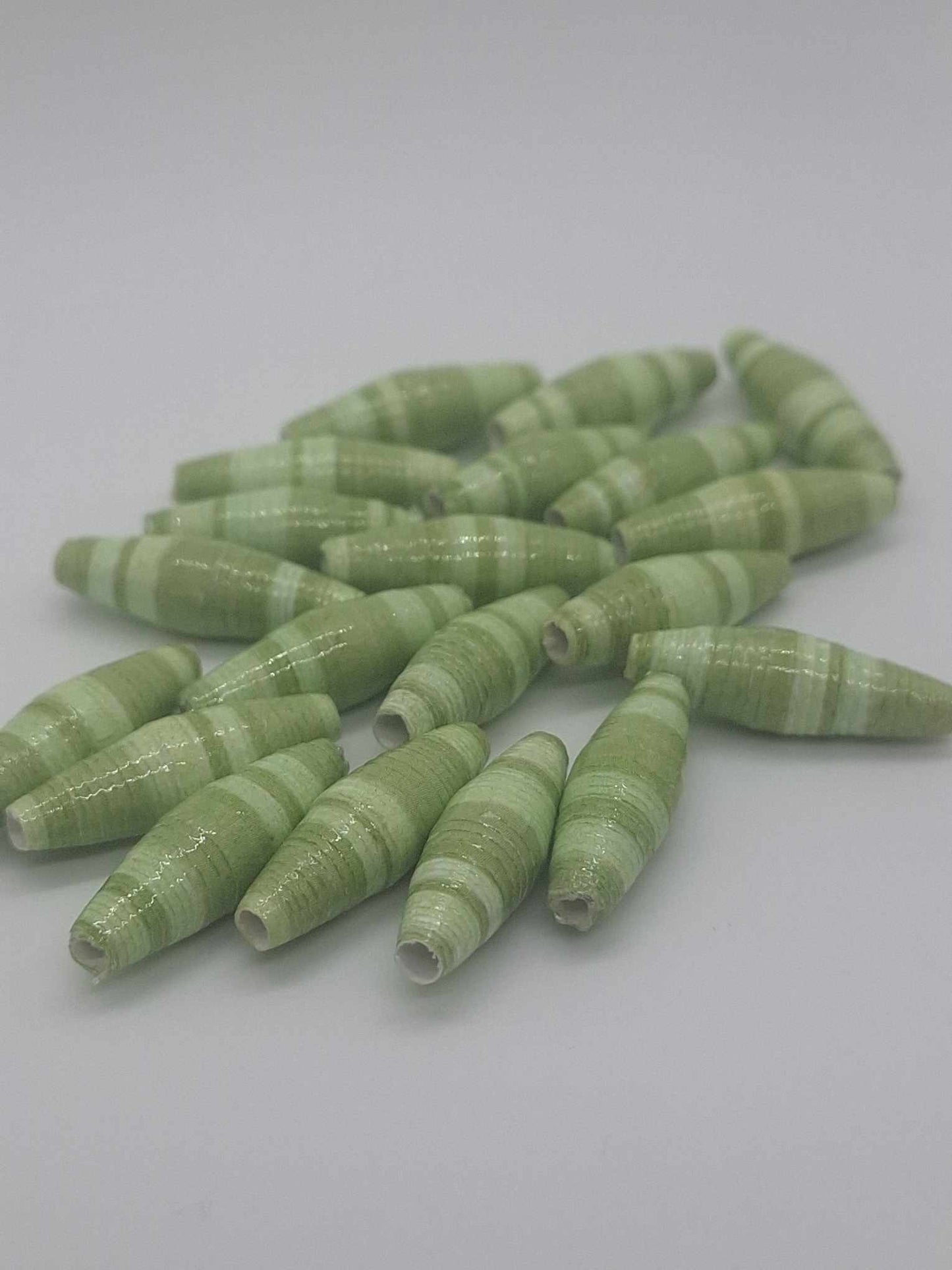 Hand-Rolled Paper Beads – 20-Count Baggies