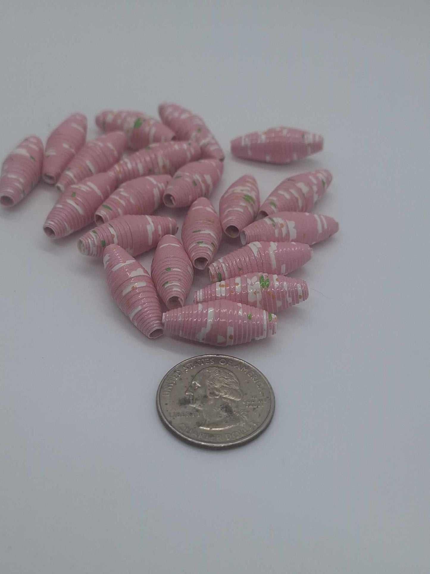 Hand-Rolled Paper Beads – 20-Count Baggies