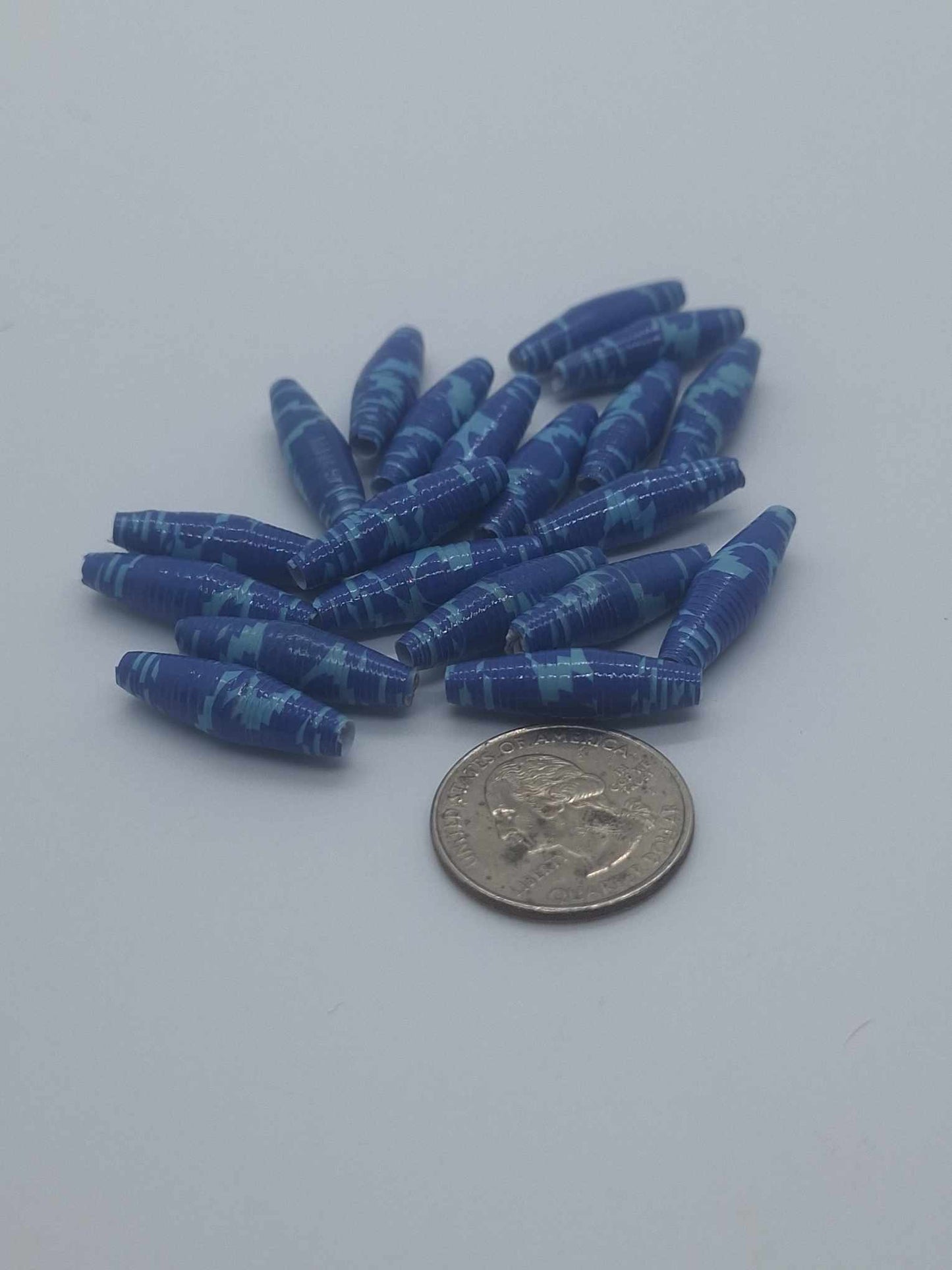 Hand-Rolled Paper Beads – 20-Count Baggies