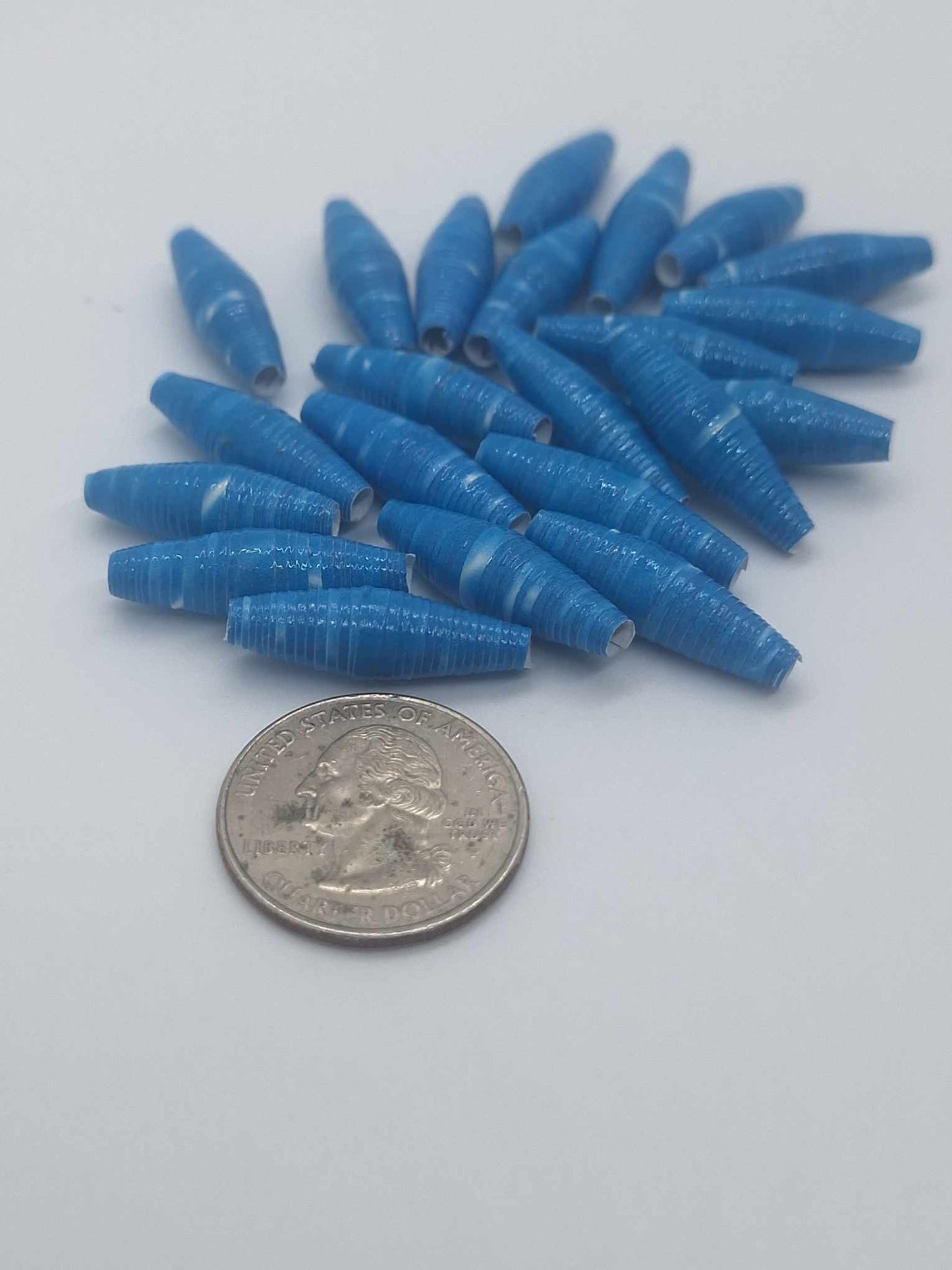 Hand-Rolled Paper Beads – 22-Count Baggies