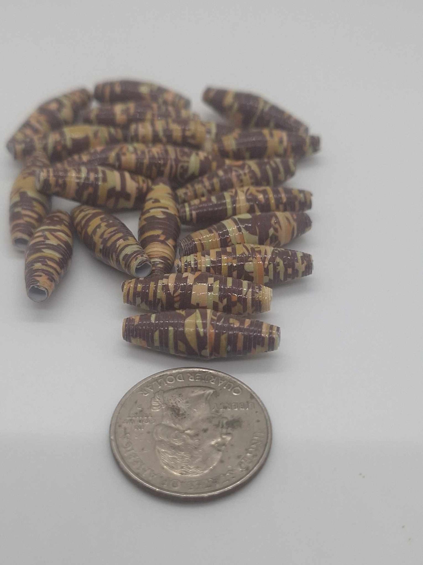 Hand-Rolled Paper Beads – 20-Count Baggies