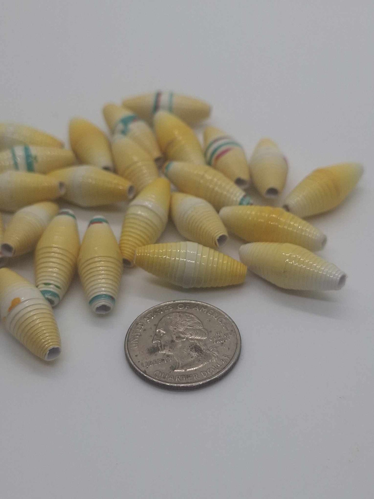 Hand-Rolled Paper Beads – 25-Count Baggies