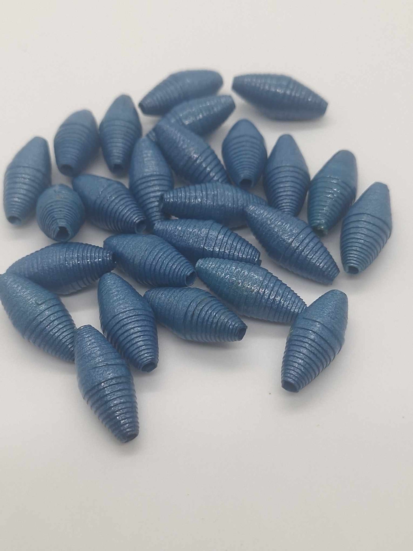 Hand-Rolled Paper Beads – 25-Count Baggies