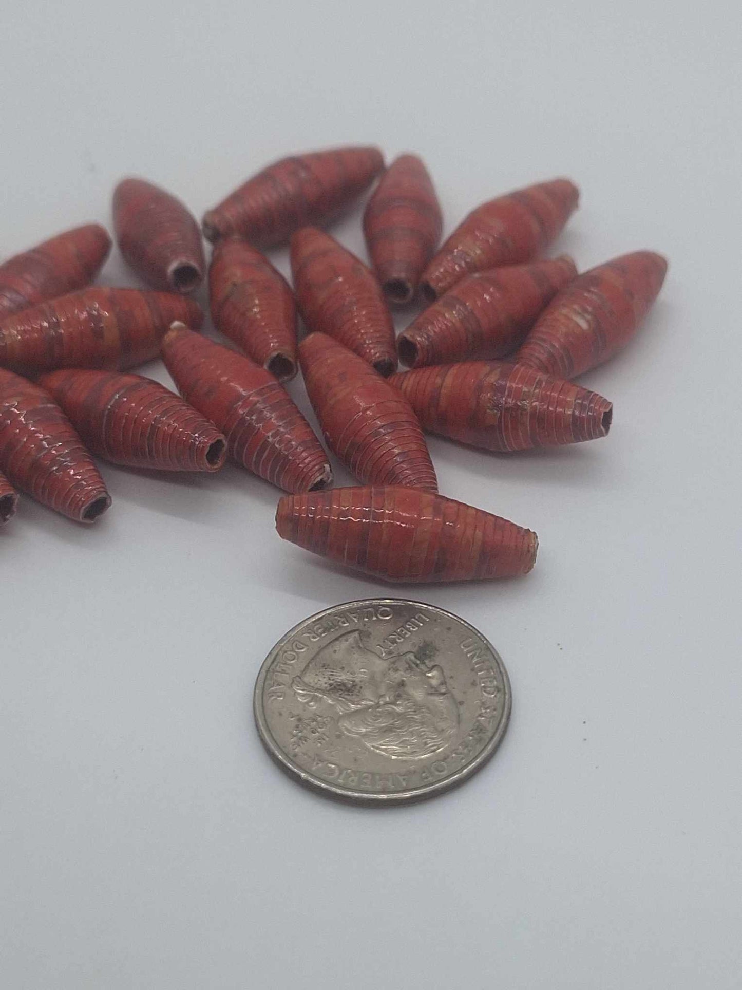Hand-Rolled Paper Beads – 20-Count Baggies