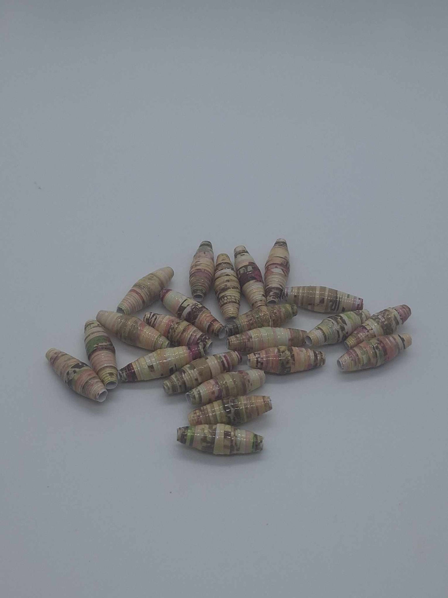 Hand-Rolled Paper Beads – 22-Count Baggies