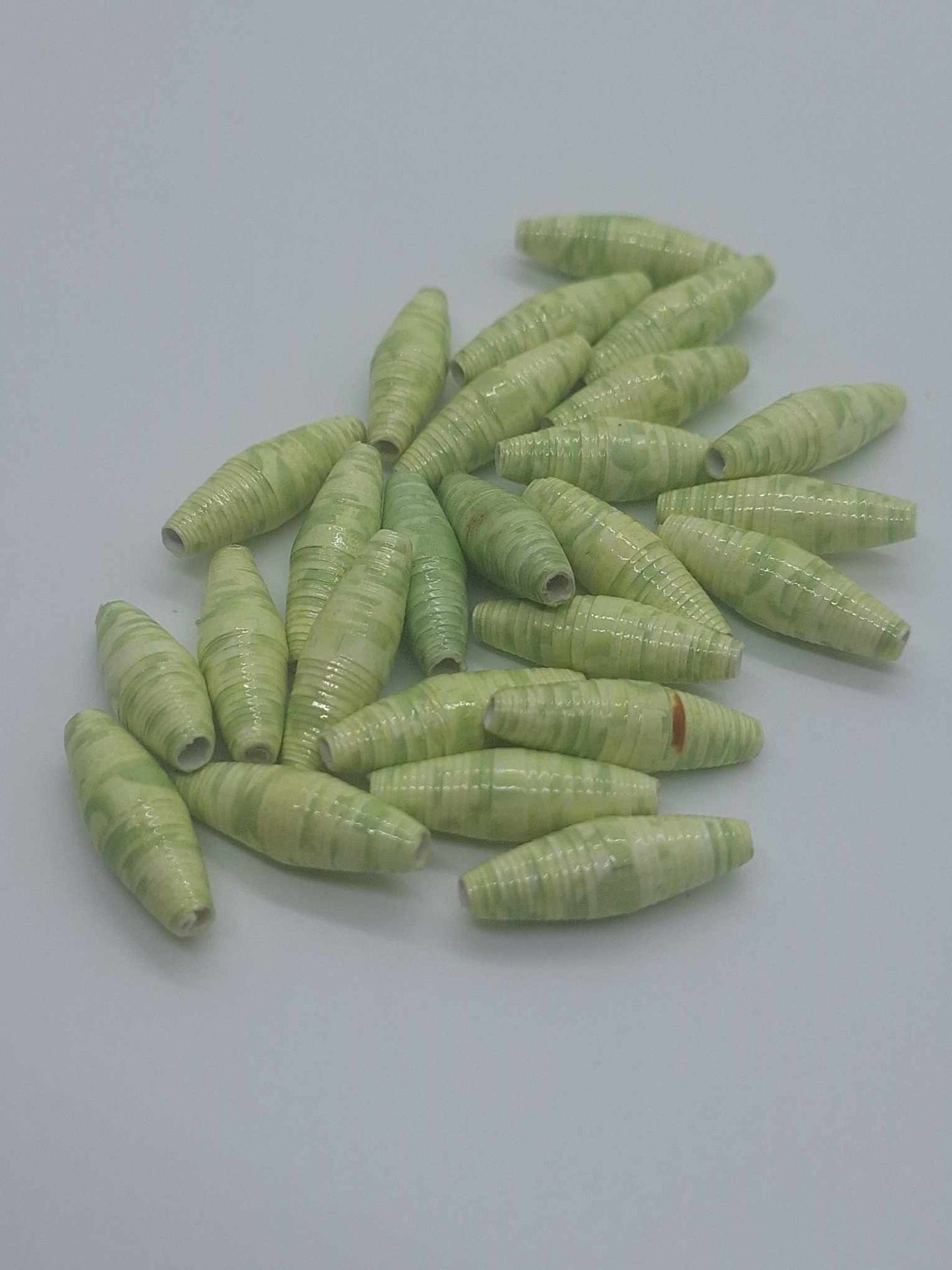 Hand-Rolled Paper Beads – 25-Count Baggies