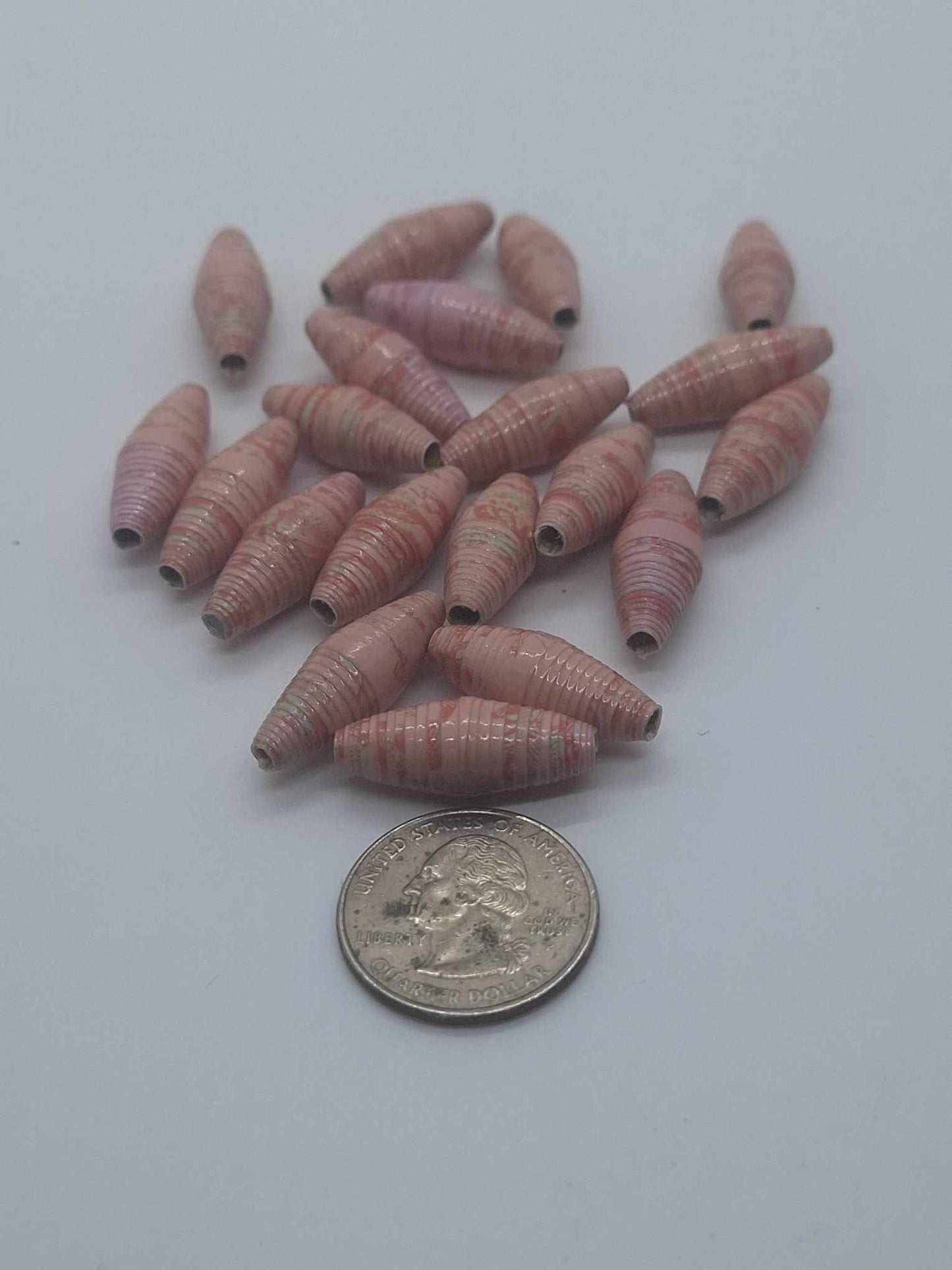 Hand-Rolled Paper Beads – 20-Count Baggies