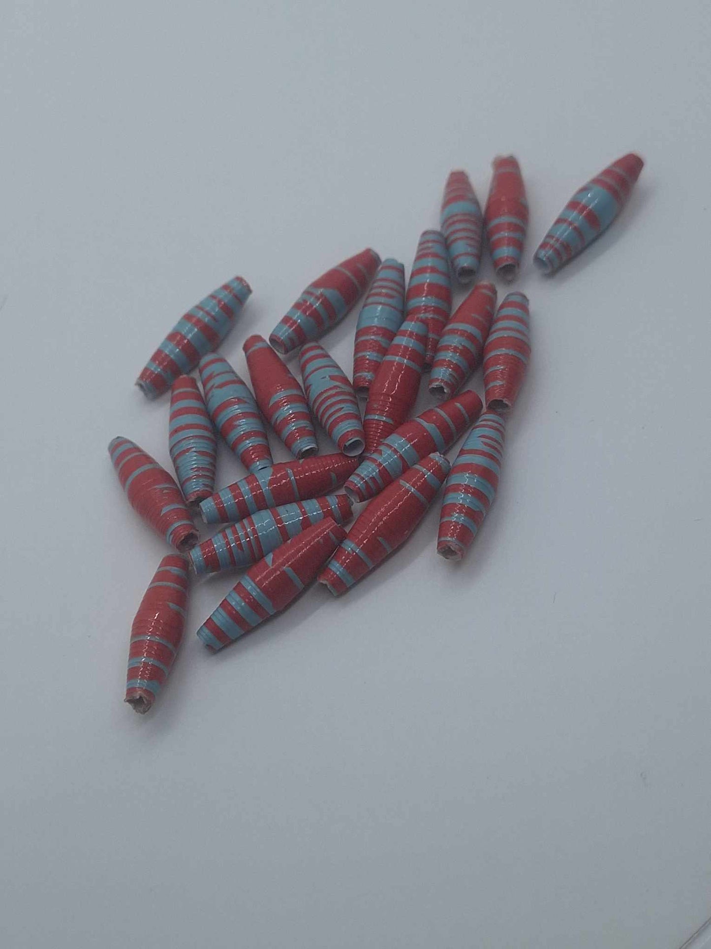 Hand-Rolled Paper Beads – 22-Count Baggies