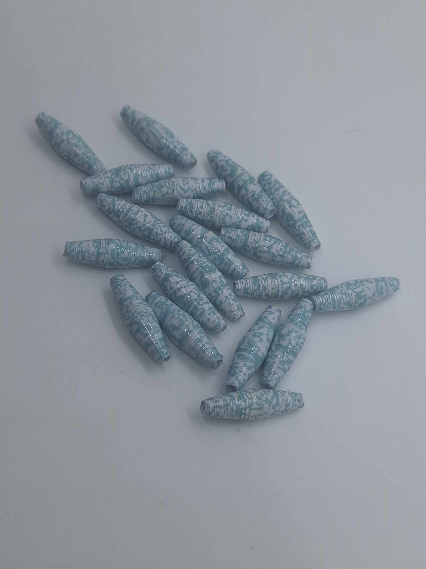 Hand-Rolled Paper Beads – 20-Count Baggies