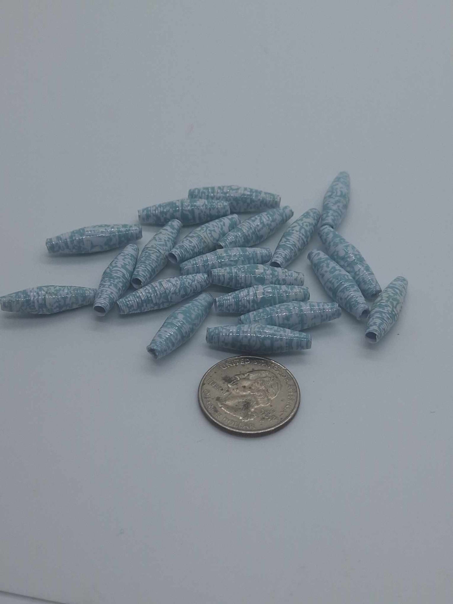 Hand-Rolled Paper Beads – 20-Count Baggies