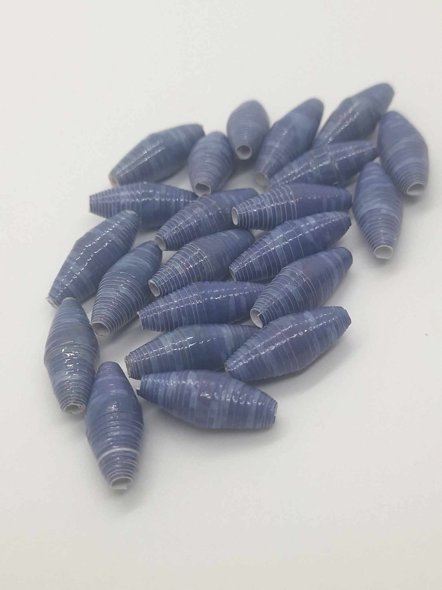 Hand-Rolled Paper Beads – 22-Count Baggies