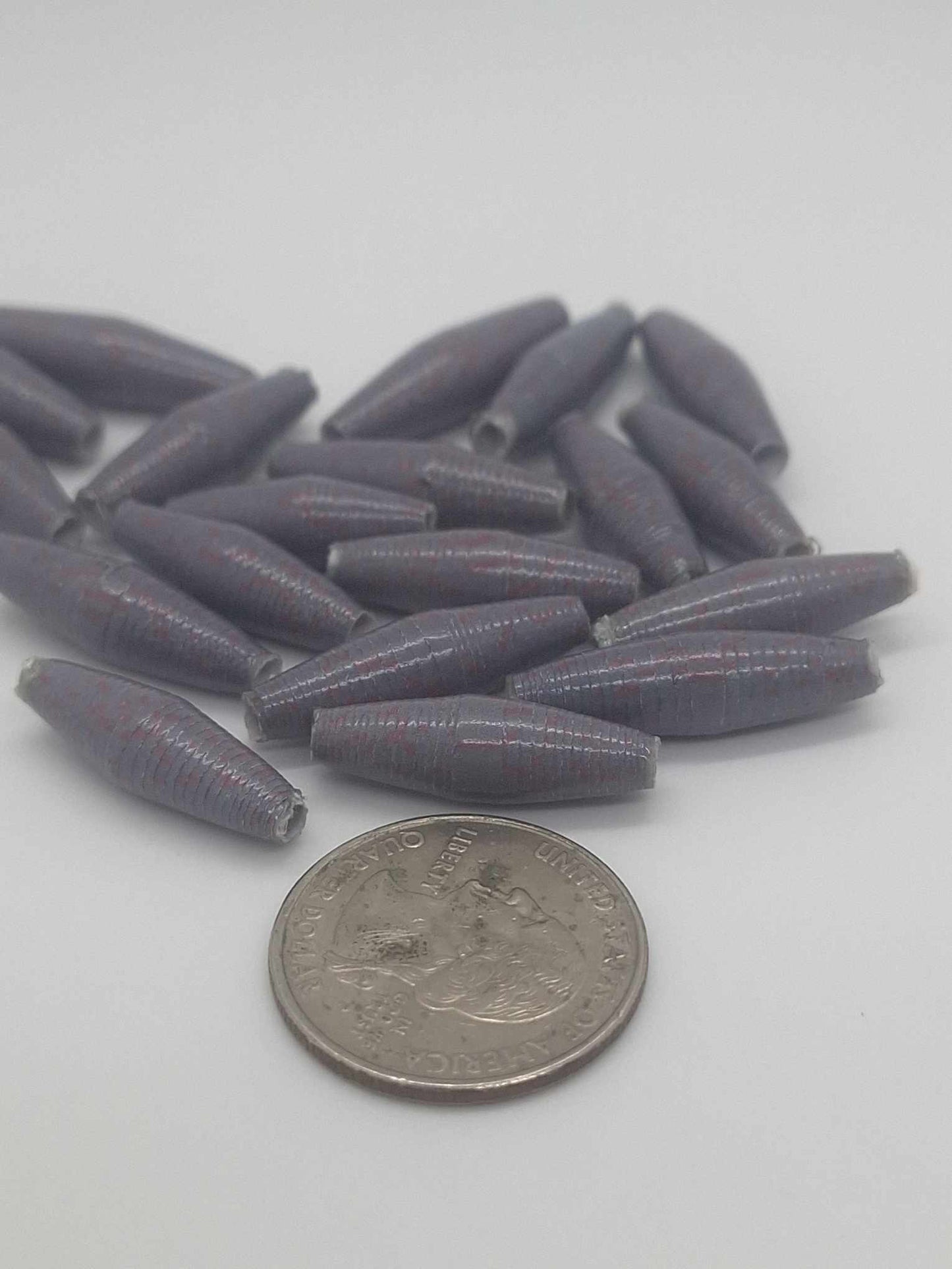 Hand-Rolled Paper Beads – 20-Count Baggies