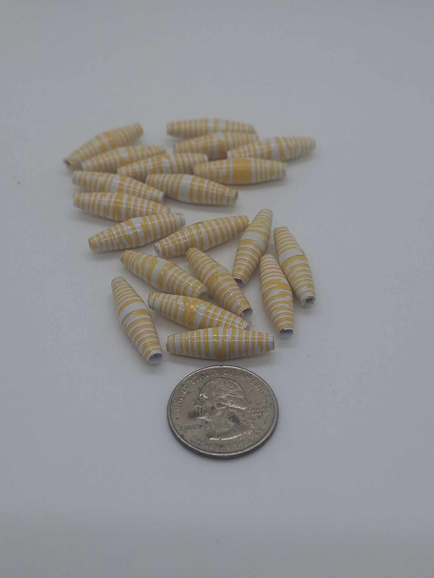 Hand-Rolled Paper Beads – 20-Count Baggies