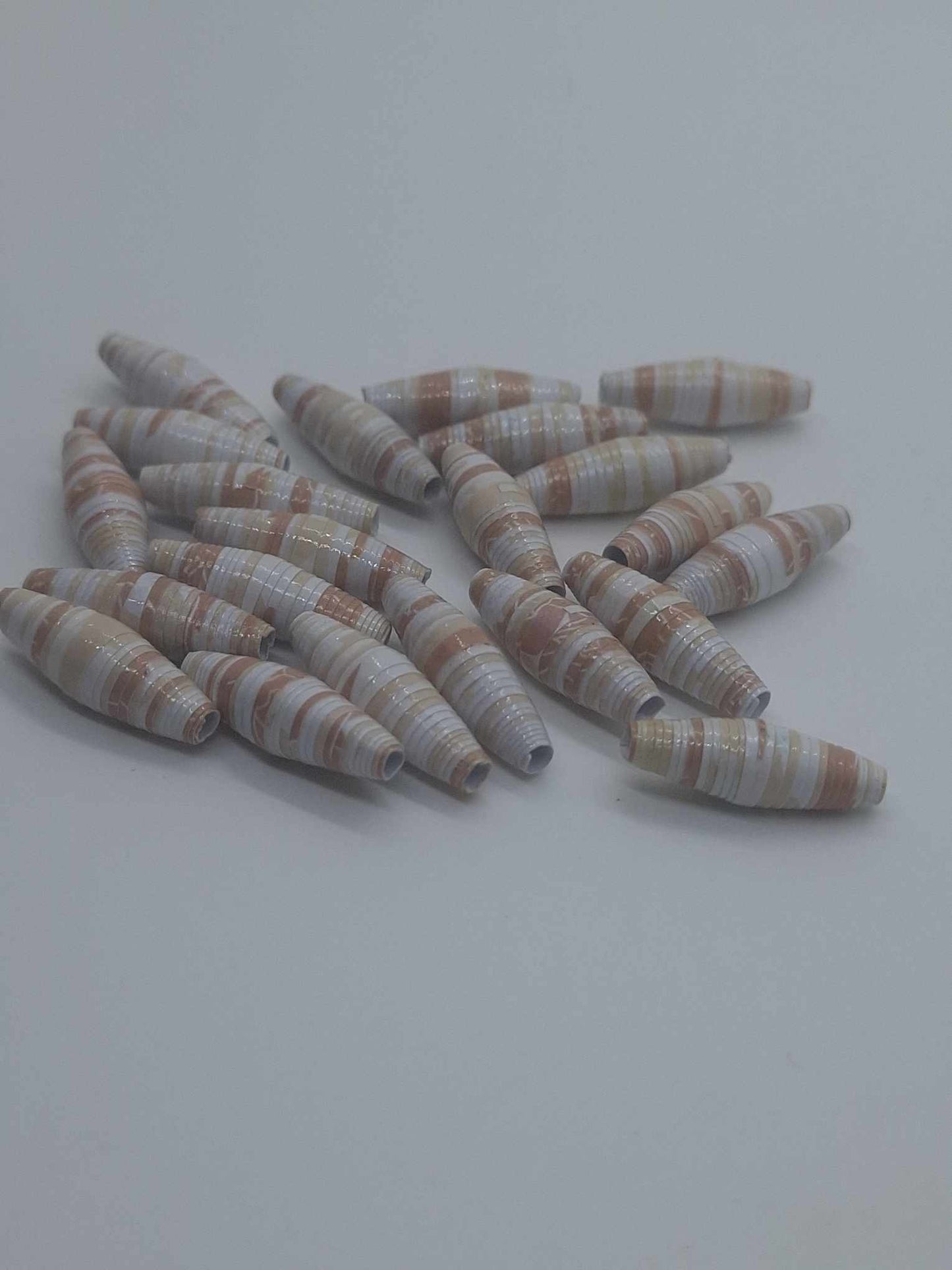 Hand-Rolled Paper Beads – 22-Count Baggies