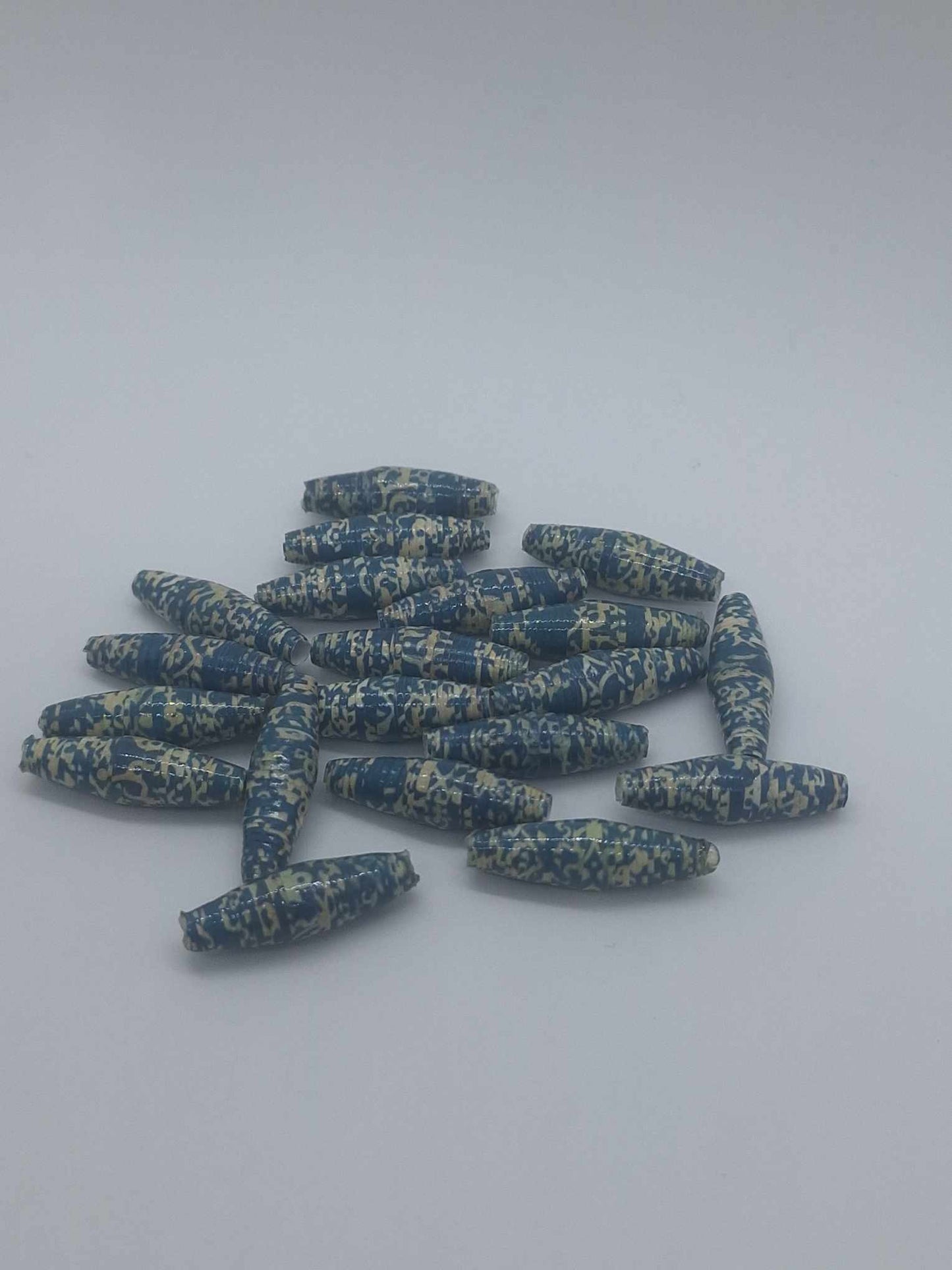 Hand-Rolled Paper Beads – 20-Count Baggies