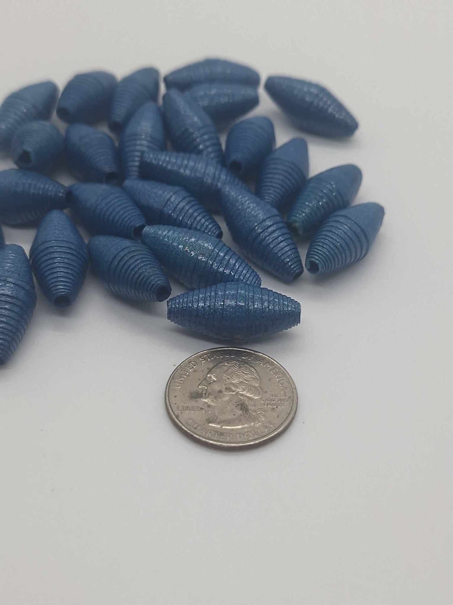 Hand-Rolled Paper Beads – 25-Count Baggies