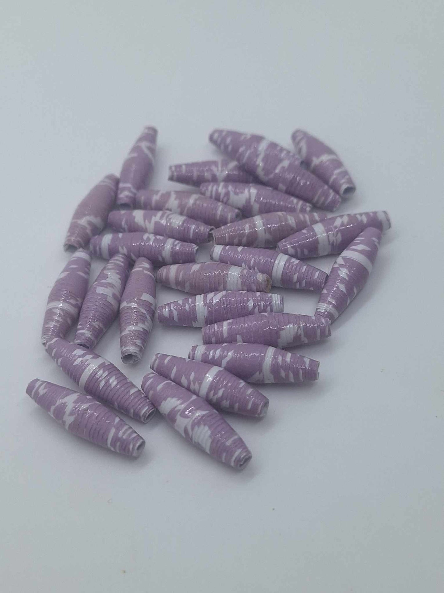 Hand-Rolled Paper Beads – 25-Count Baggies