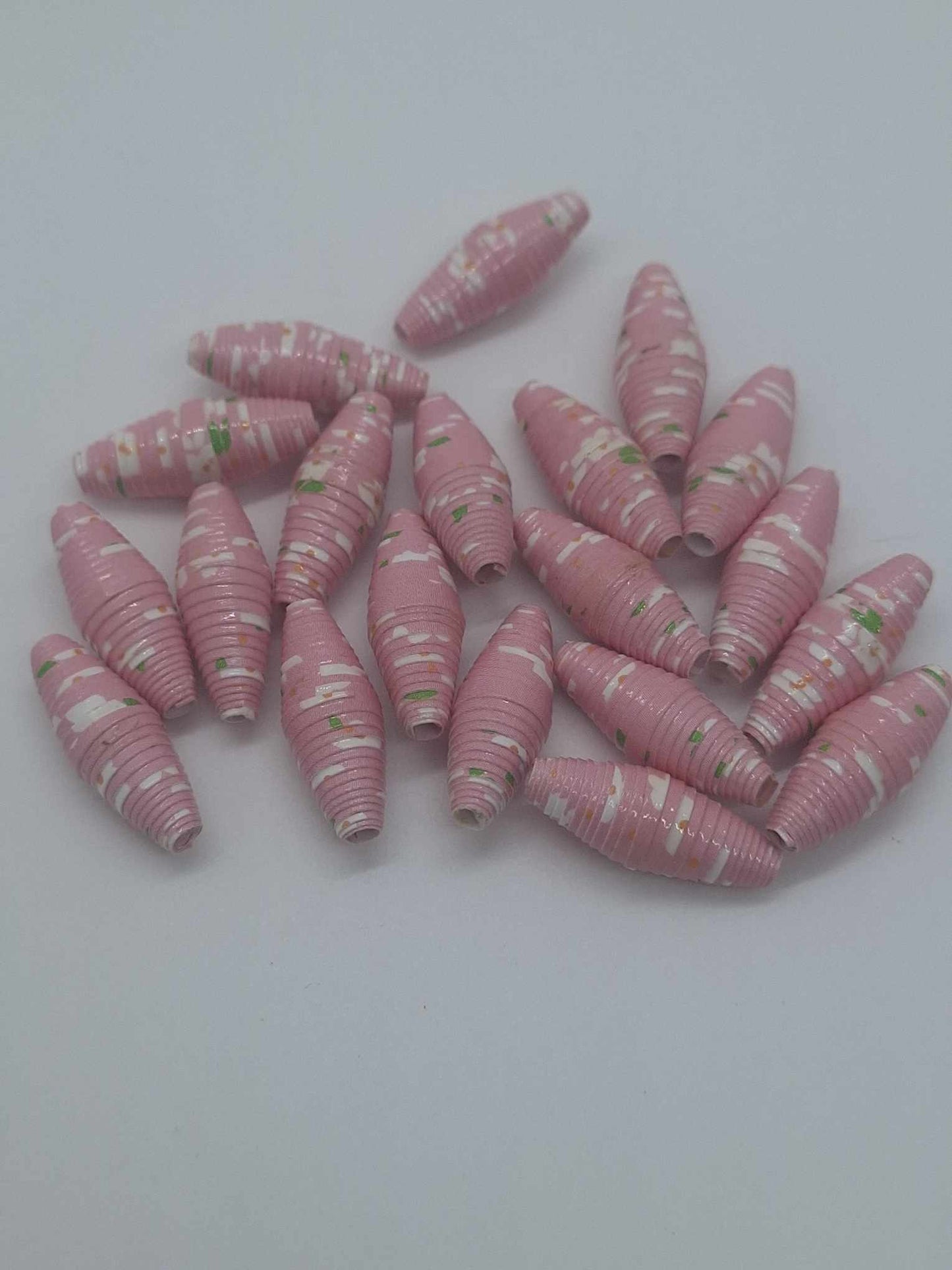 Hand-Rolled Paper Beads – 20-Count Baggies