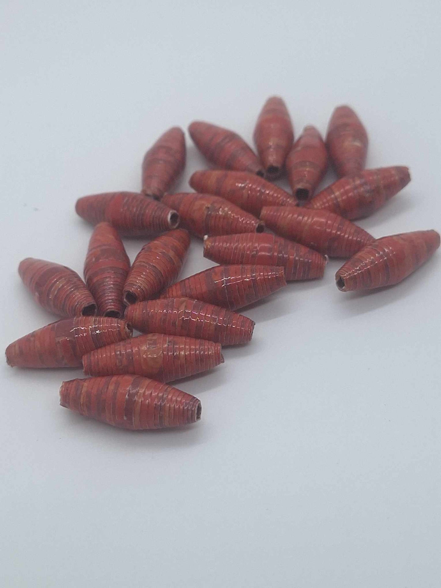 Hand-Rolled Paper Beads – 20-Count Baggies