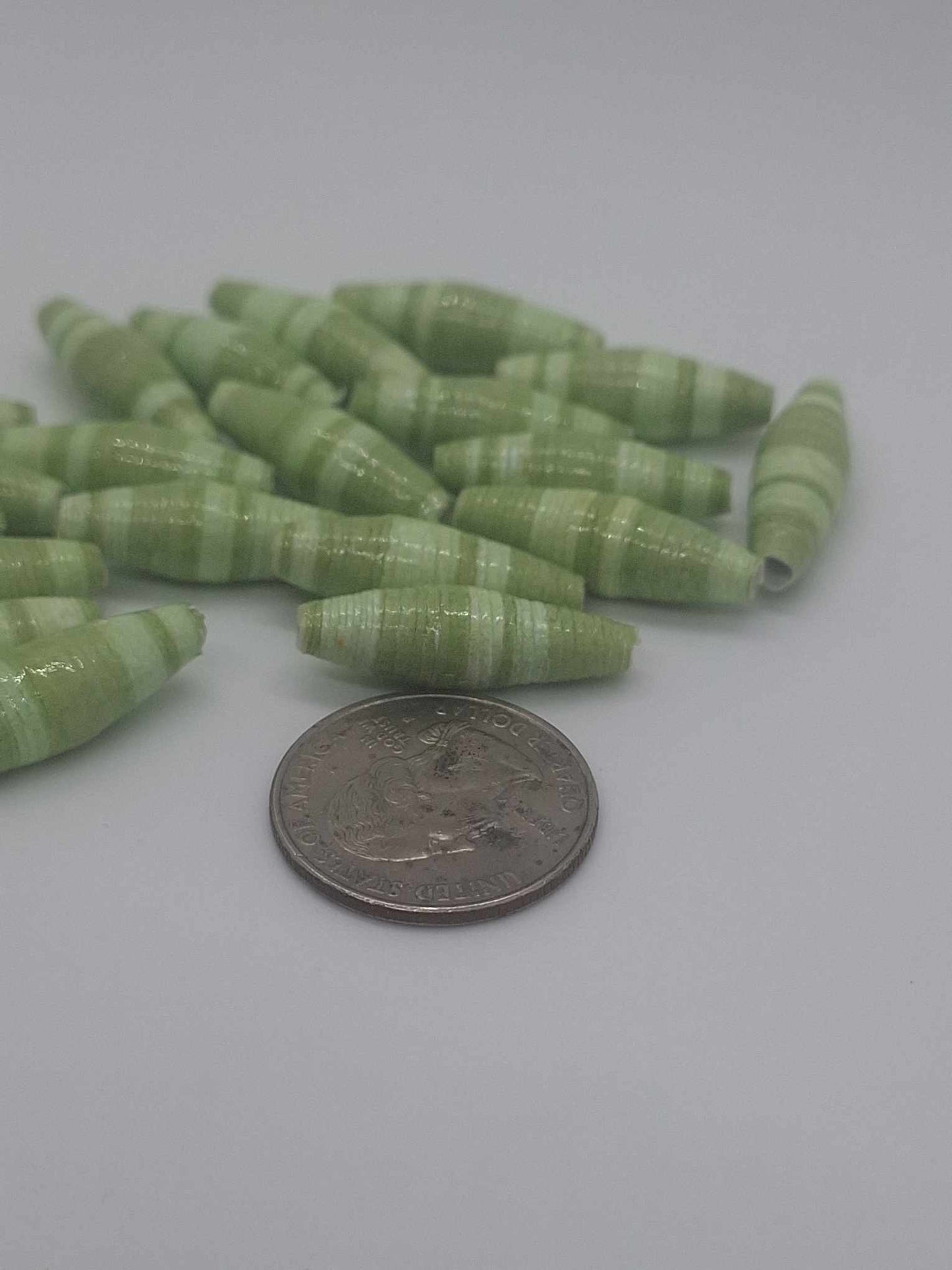 Hand-Rolled Paper Beads – 20-Count Baggies