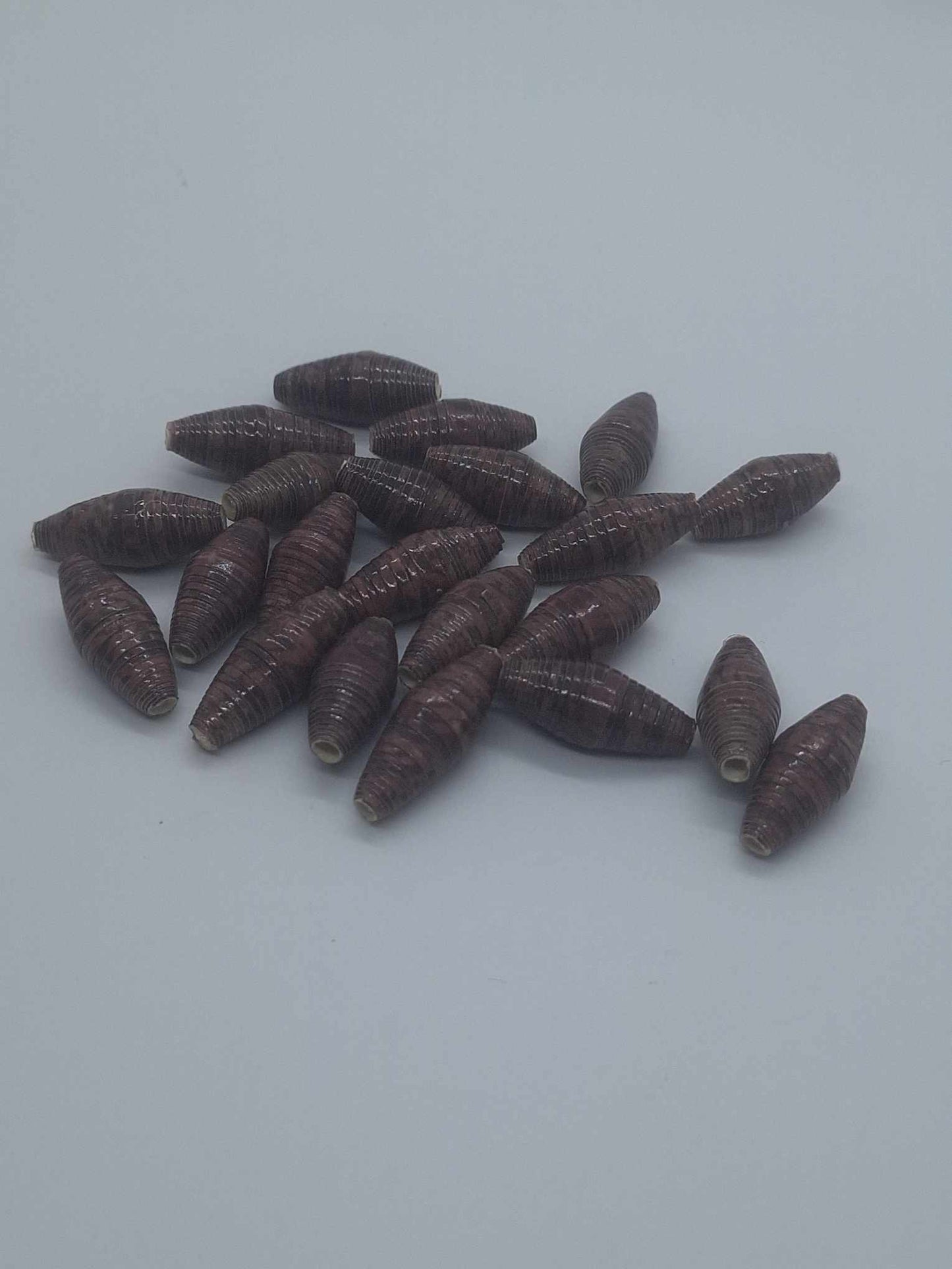 Hand-Rolled Paper Beads – 22-Count Baggies
