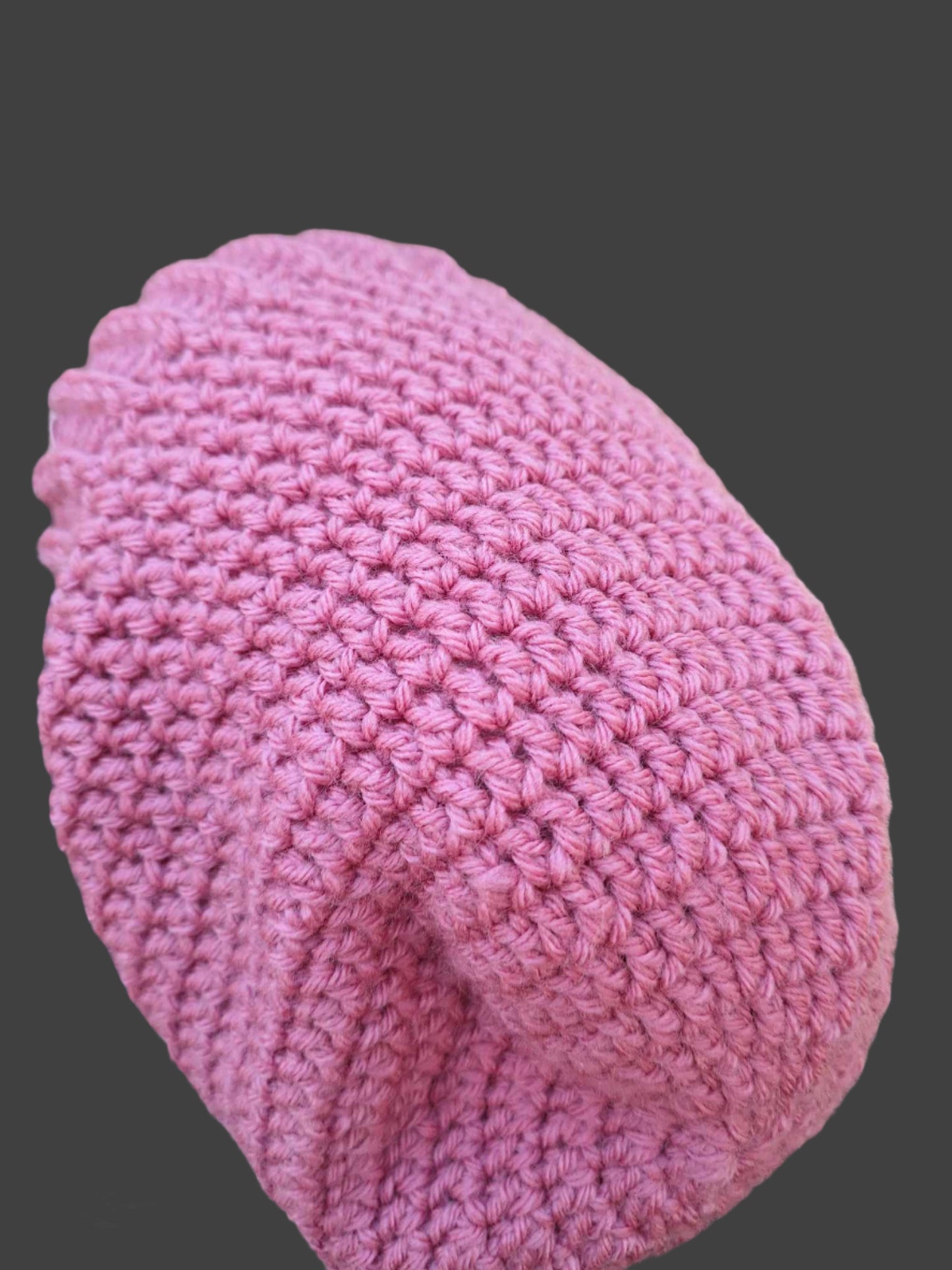 Bubblegum Pink Tourmaline Slouch Beanie