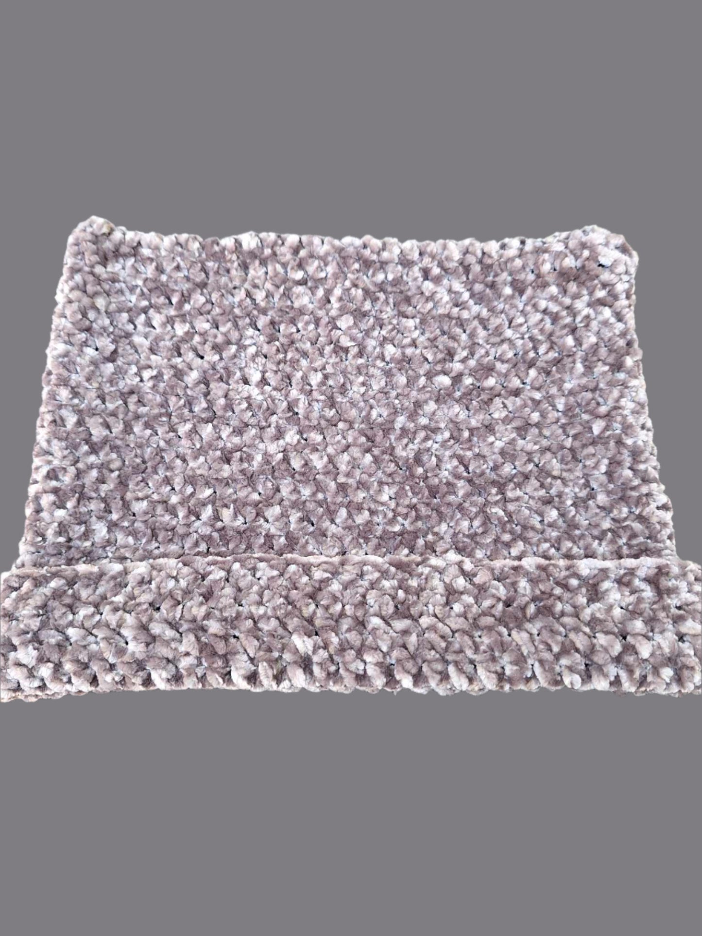Hematite Plush Slouch Hat