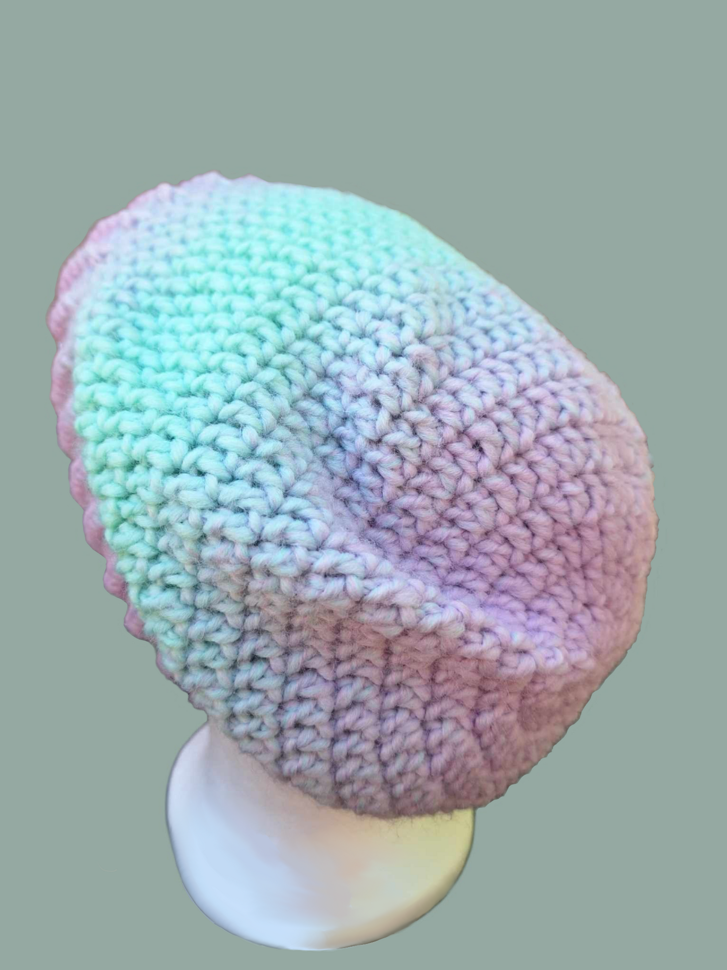 Tanzanite Slouch Beanie