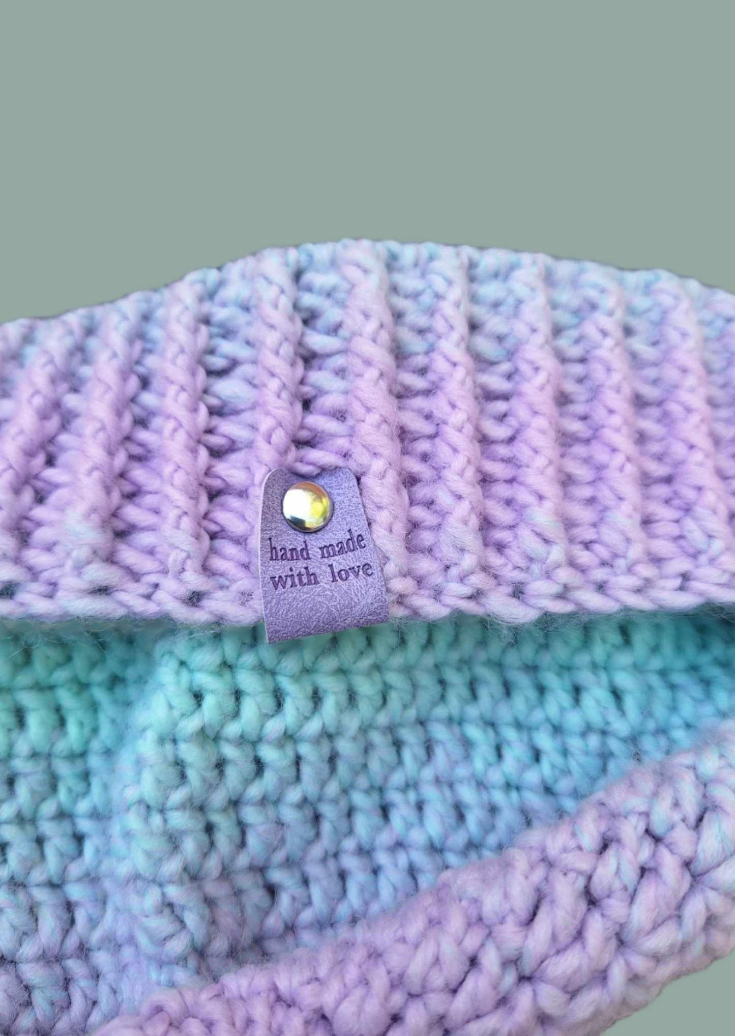 Tanzanite Slouch Beanie