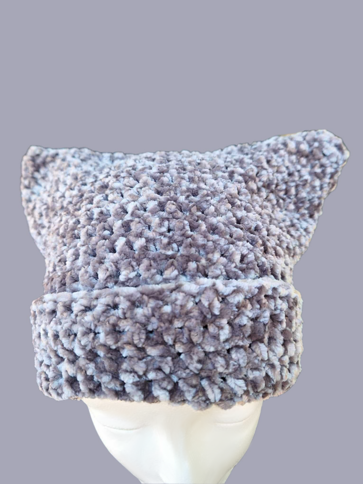 Hematite Plush Slouch Hat