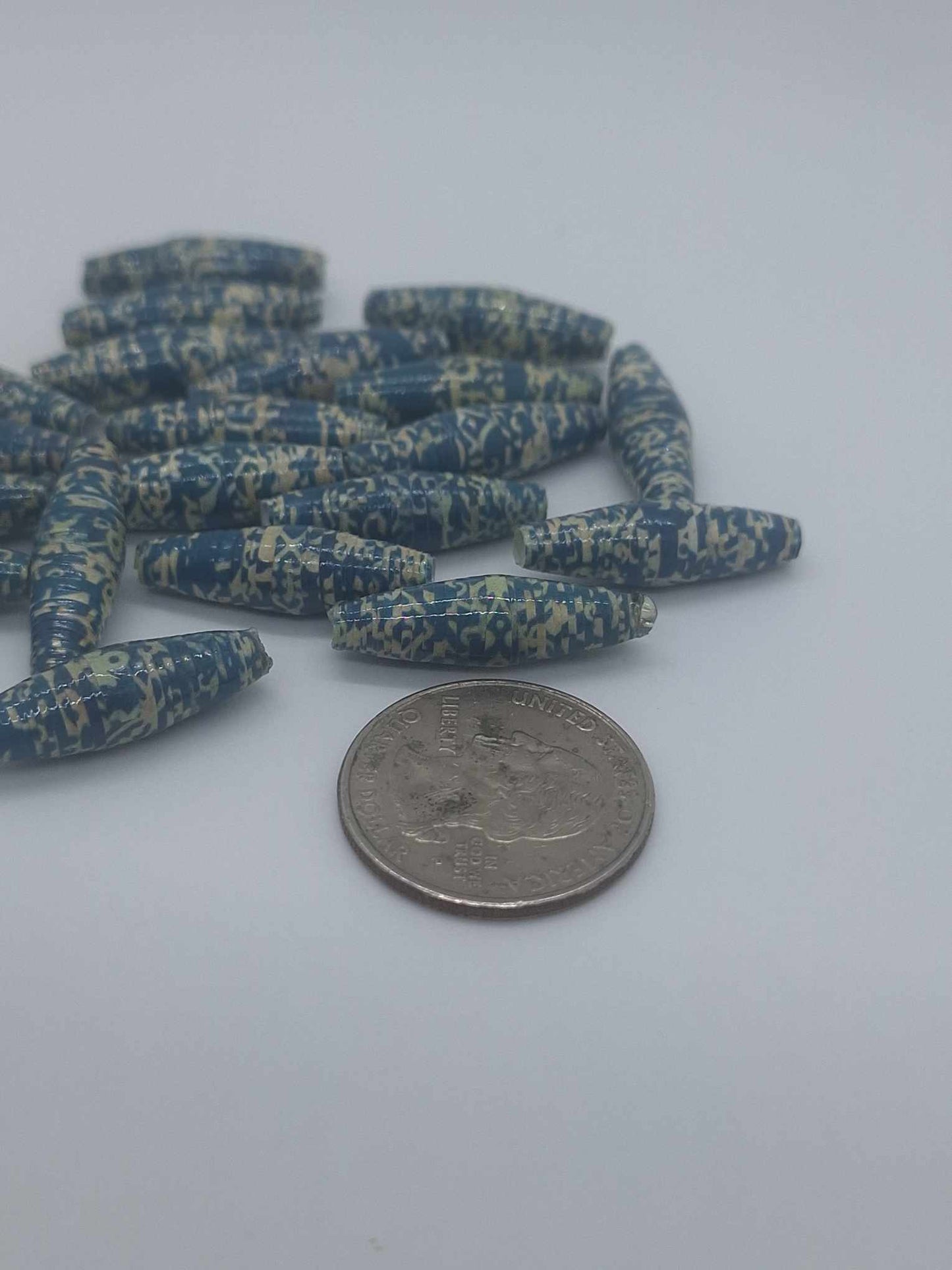 Hand-Rolled Paper Beads – 20-Count Baggies