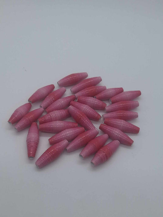 Hand-Rolled Paper Beads – 25-Count Baggies