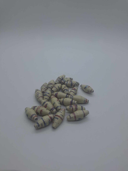 Hand-Rolled Paper Beads – 22-Count Baggies