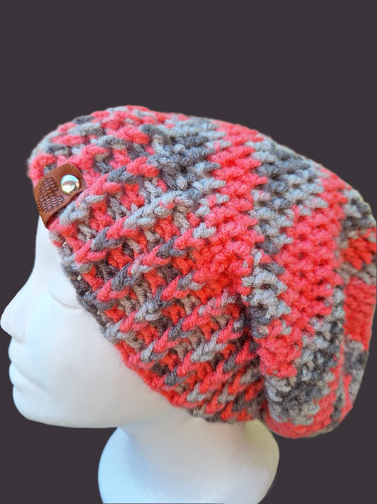 Pink Cobalion Slouch Beanie