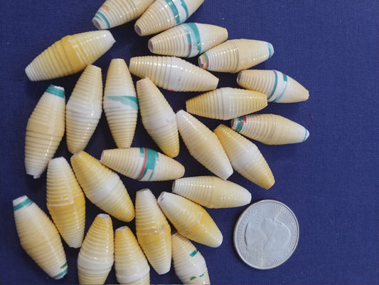 Yellow Paper Beads