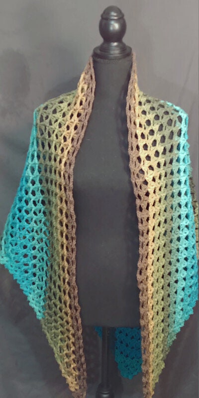 Crochet Shawl 3D pattern