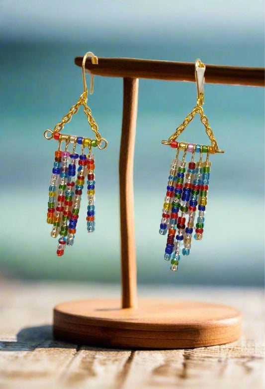 Colorful beaded Earrings