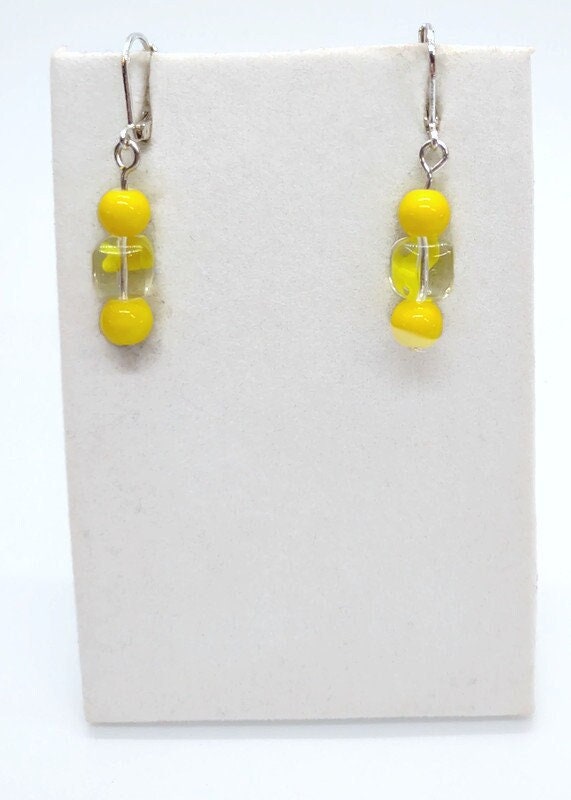Yellow Earrings