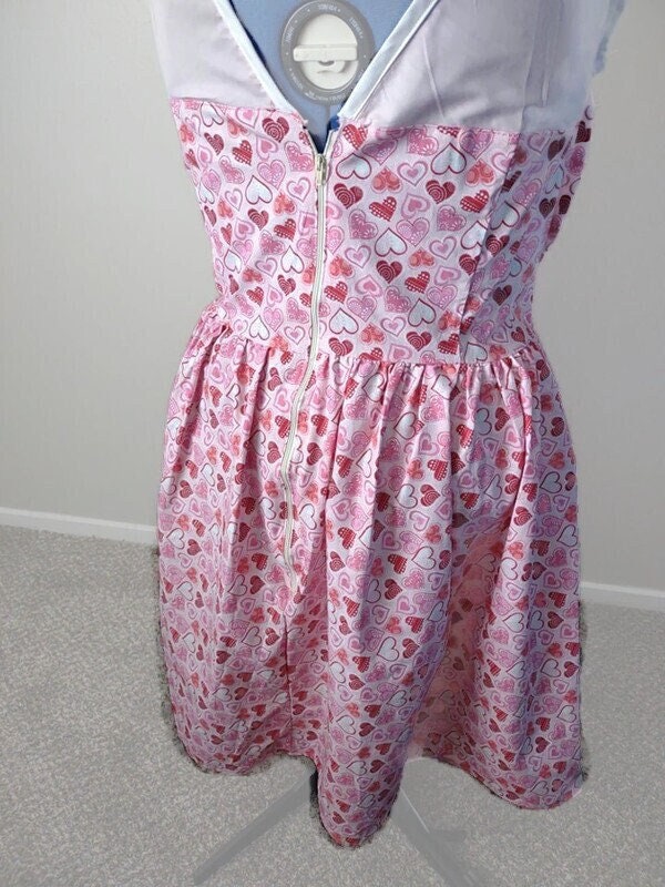 Plus sized Pink heart dress.