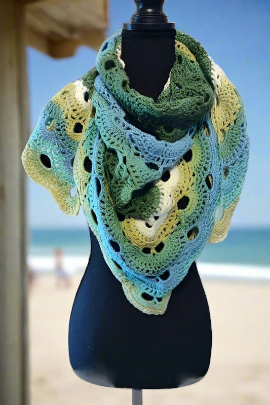 Hand crochet Shawl