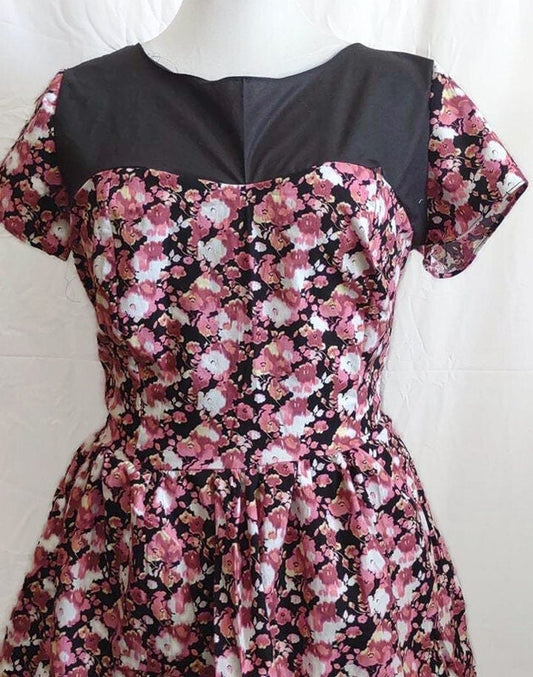 Pink flower dress