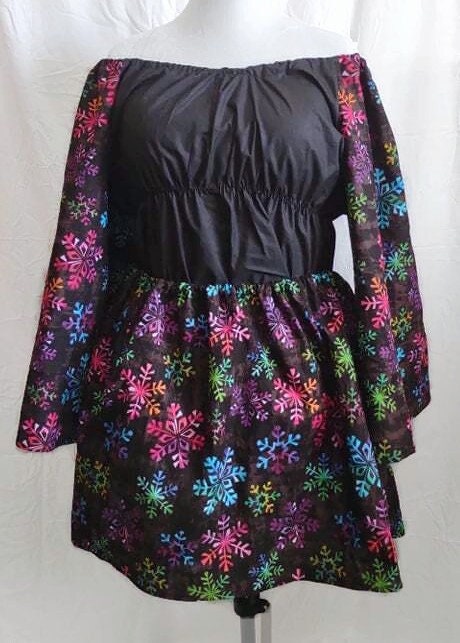 Rainbow snow flake top and bottom combo