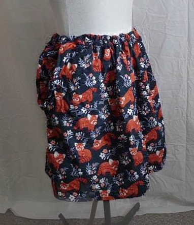 Red panda skirt